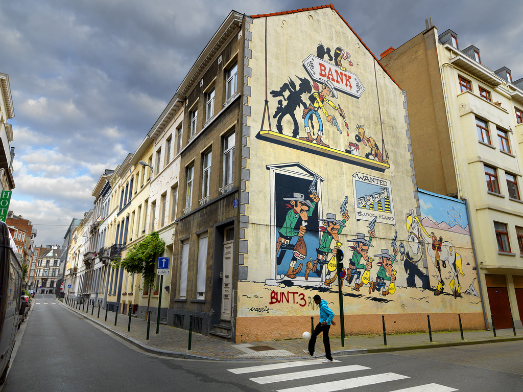 Brussels: Decorating Buildings With Our Favourite Comics